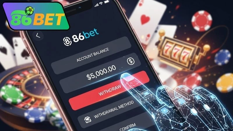 Tổng quan quy trình rút tiền 86bet